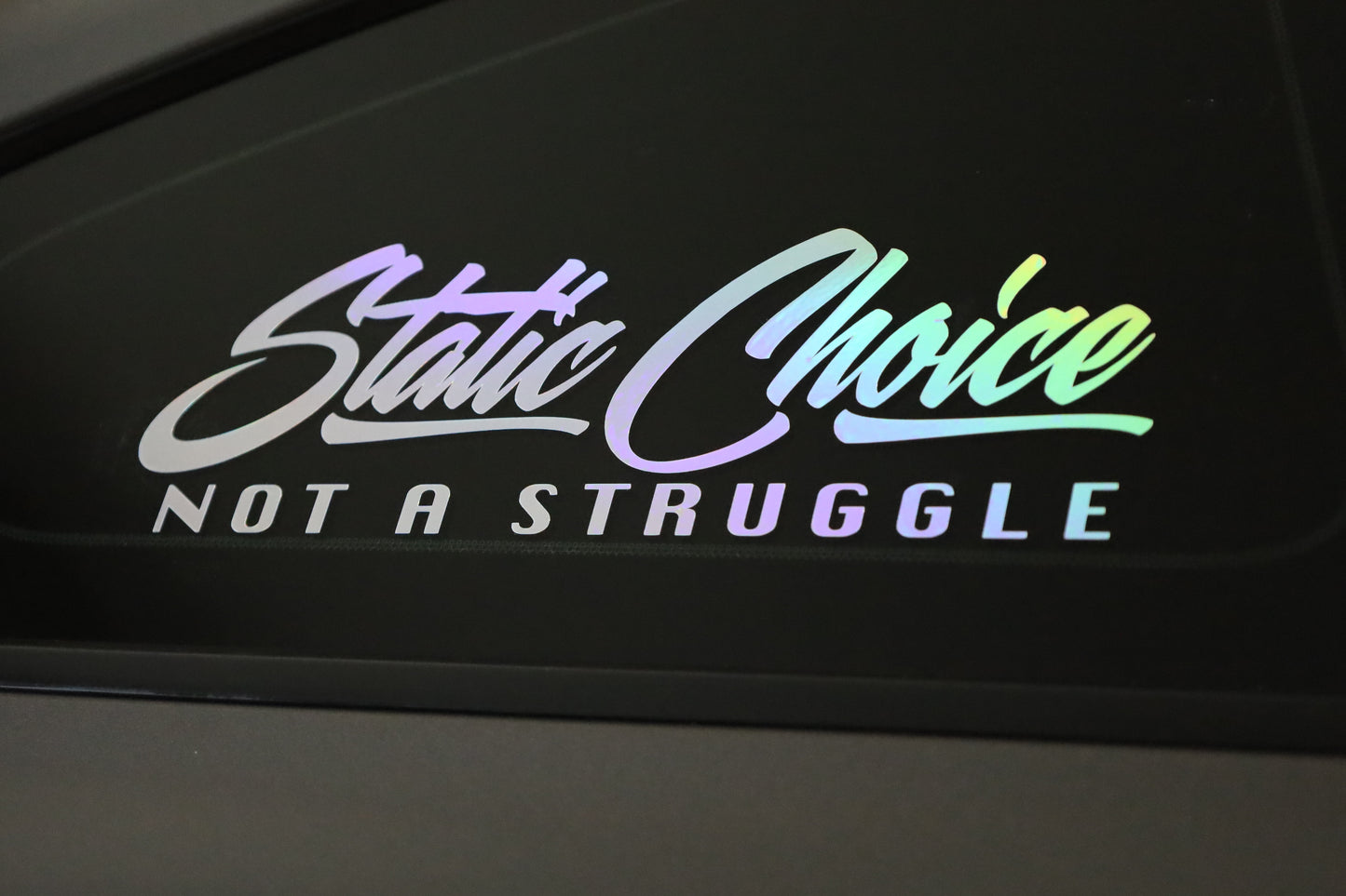 STATIC CHOICE DECAL